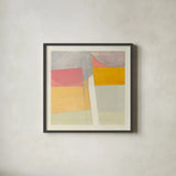 Sunny Side Up by Mike Schick. Shown in a sleek black glass frame for a contemporary gallery look. Available as an archival giclee rolled canvas, fine art paper, or poster print. SKU 41999a.