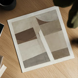 Sunny Side Up Brown by Mike Schick. Shown as a detailed flat fine art print, highlighting archival giclee quality. Available as an archival giclee rolled canvas, fine art paper, or poster print. SKU 60635a.