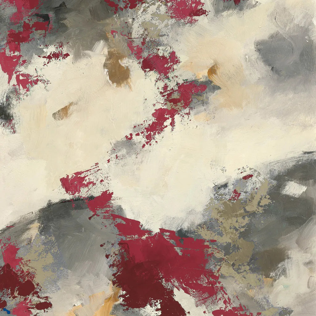 Syrah Gray Matter III Square by Mike Schick. SKU 34220a. Archival Giclee Fine art print for wall decor.