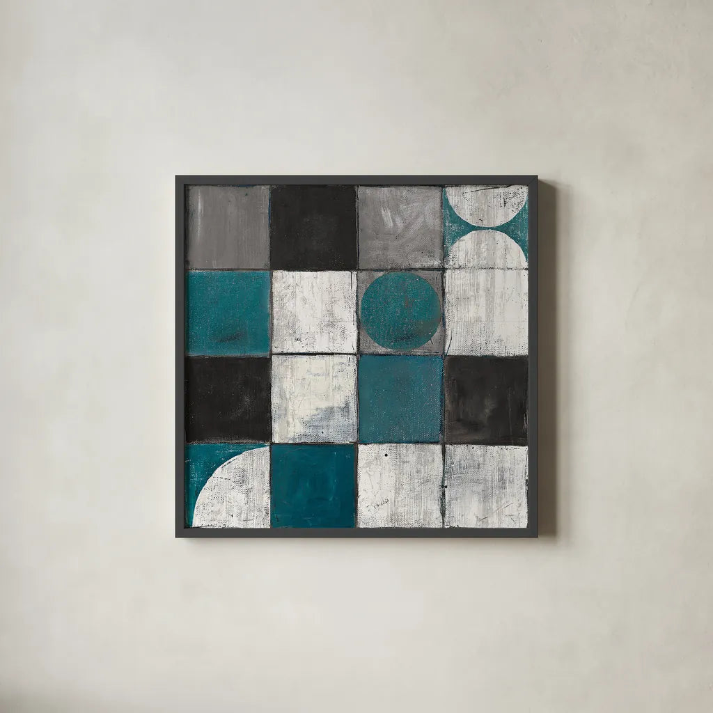 Tango Detal II BW by Mike Schick. Shown in a sleek black glass frame for a contemporary gallery look. Available as an archival giclee rolled canvas, fine art paper, or poster print. SKU 33271a.