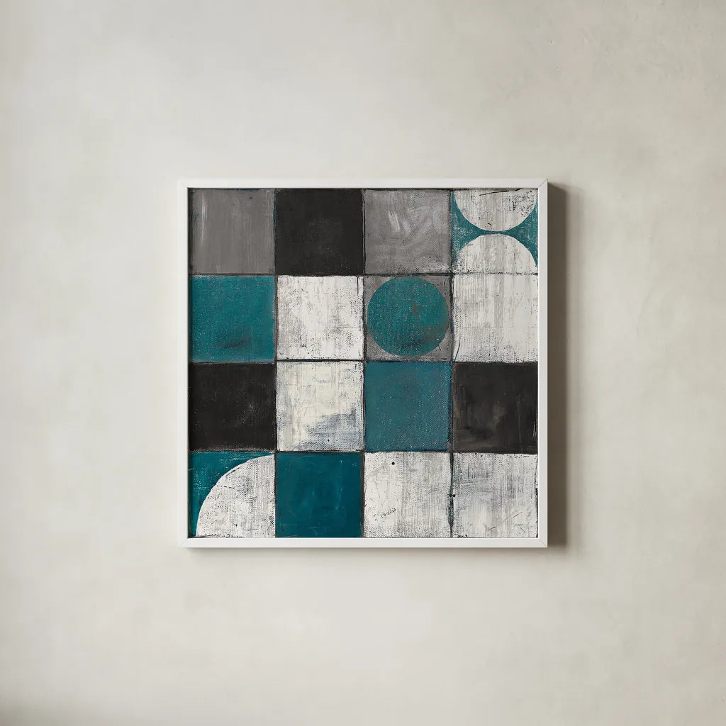 Tango Detal II BW by Mike Schick. Shown in a crisp white glass frame for a clean and minimalist style. Available as an archival giclee rolled canvas, fine art paper, or poster print. SKU 33271a.