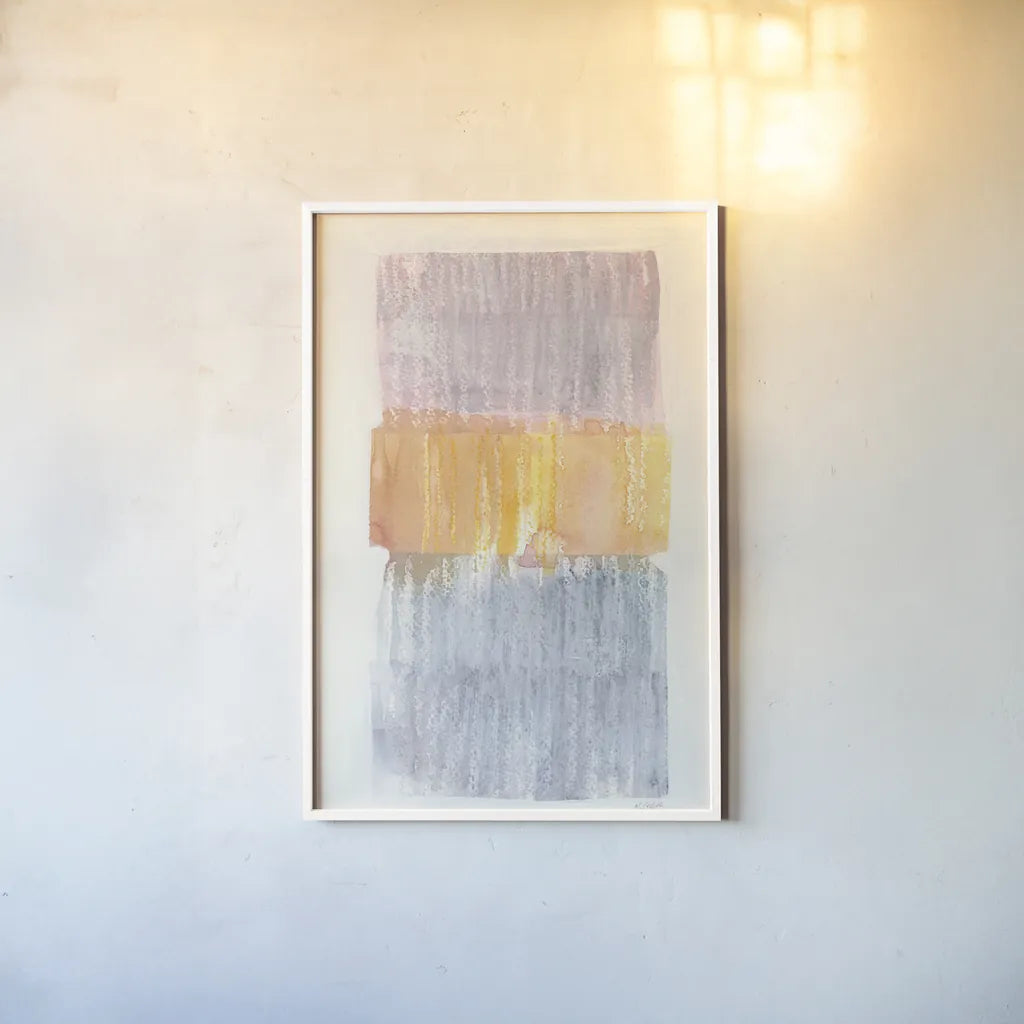 Test Drive by Mike Schick. shown as a paper print in a white frame. Available as a archival giclee rolled canvas, fine art paper, or poster print. SKU 45452h.