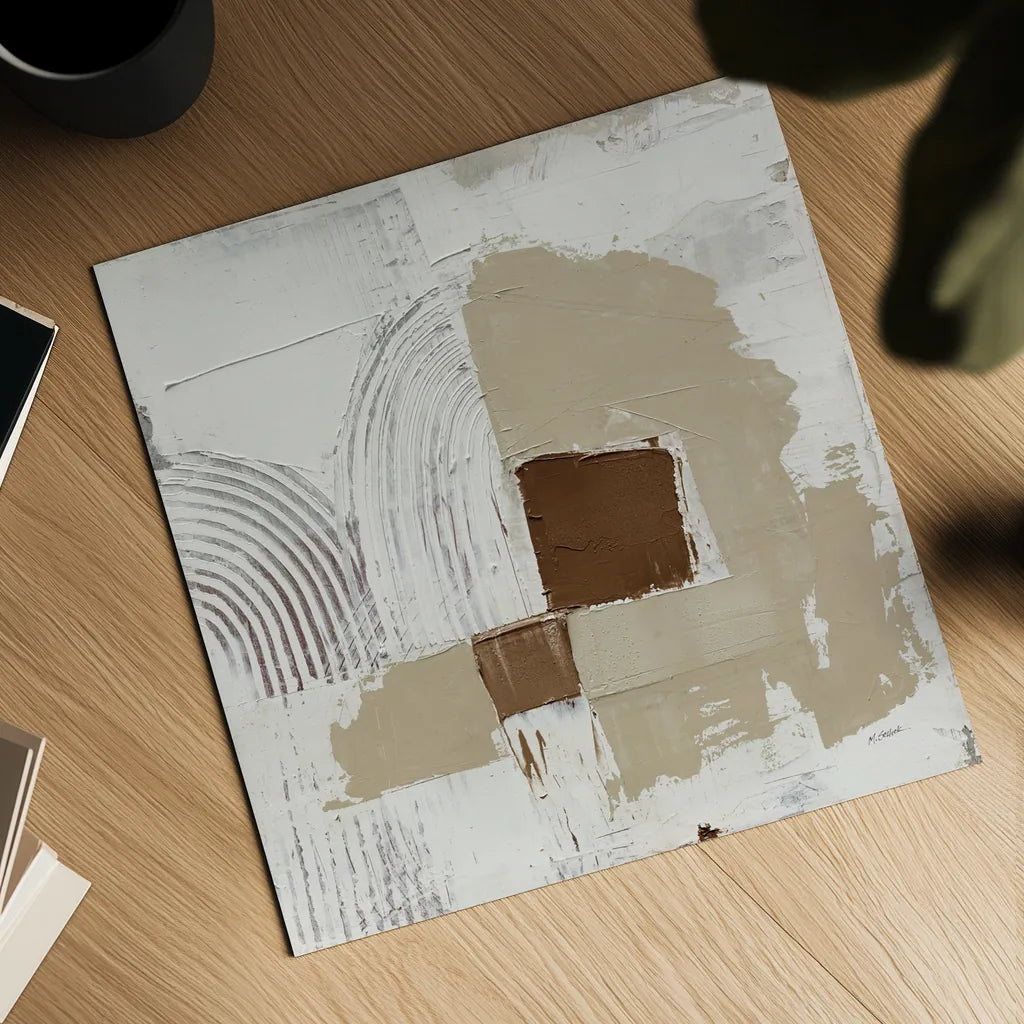 Transformation Brown by Mike Schick. Shown as a detailed flat fine art print, highlighting archival giclee quality. Available as an archival giclee rolled canvas, fine art paper, or poster print. SKU 91301a.