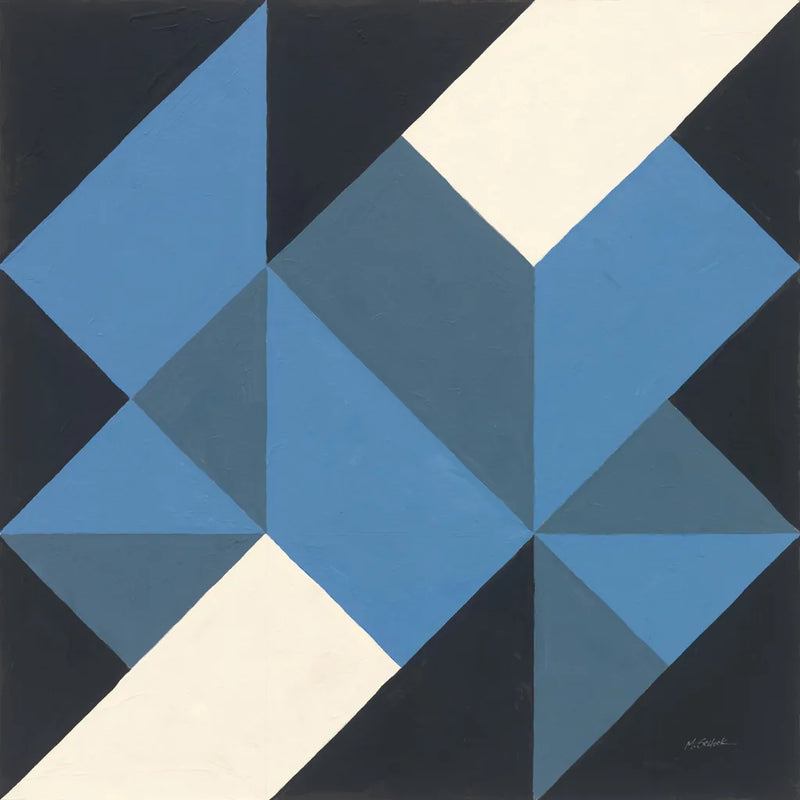 Triangles I by Mike Schick. SKU 69652a. Archival Giclee Fine art print for wall decor.