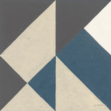 Triangles I Teal Crop by Mike Schick. SKU 79789a. Archival Giclee Fine art print for wall decor.