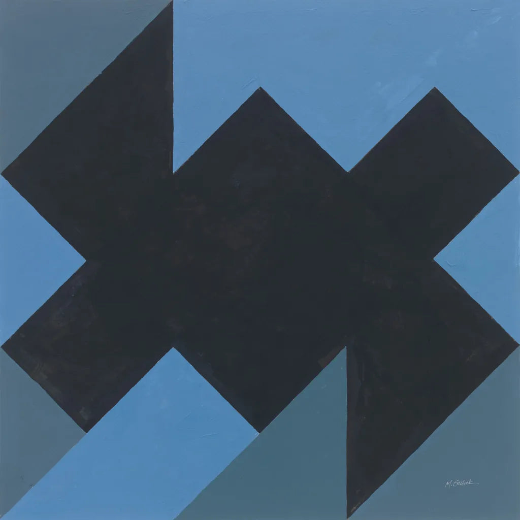 Triangles II by Mike Schick. SKU 69653a. Archival Giclee Fine art print for wall decor.