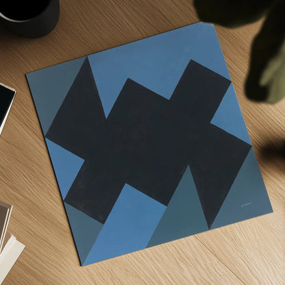 Triangles II by Mike Schick. Shown as a detailed flat fine art print, highlighting archival giclee quality. Available as an archival giclee rolled canvas, fine art paper, or poster print. SKU 69653a.