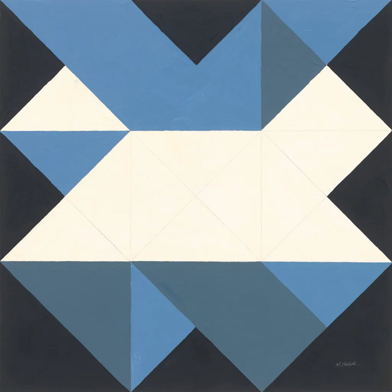 Triangles III by Mike Schick. SKU 69654a. Archival Giclee Fine art print for wall decor.