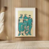 Triumphant by Mike Schick. shown as over sized large wall art. Available as an archival giclee rolled canvas, fine art paper, or poster print. SKU 48416h.