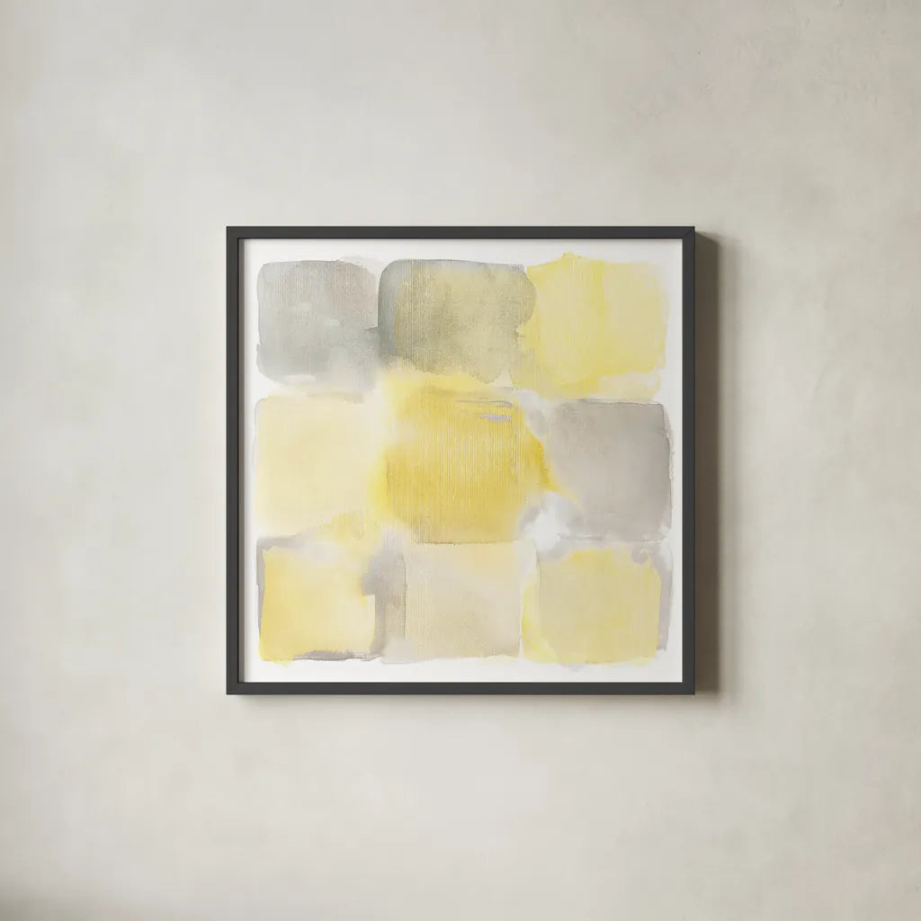 Two Tone I by Mike Schick. Shown in a sleek black glass frame for a contemporary gallery look. Available as an archival giclee rolled canvas, fine art paper, or poster print. SKU 20722a.