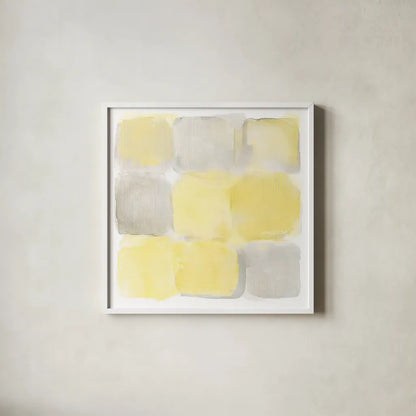 Two Tone II by Mike Schick. Shown in a crisp white glass frame for a clean and minimalist style. Available as an archival giclee rolled canvas, fine art paper, or poster print. SKU 20723a.