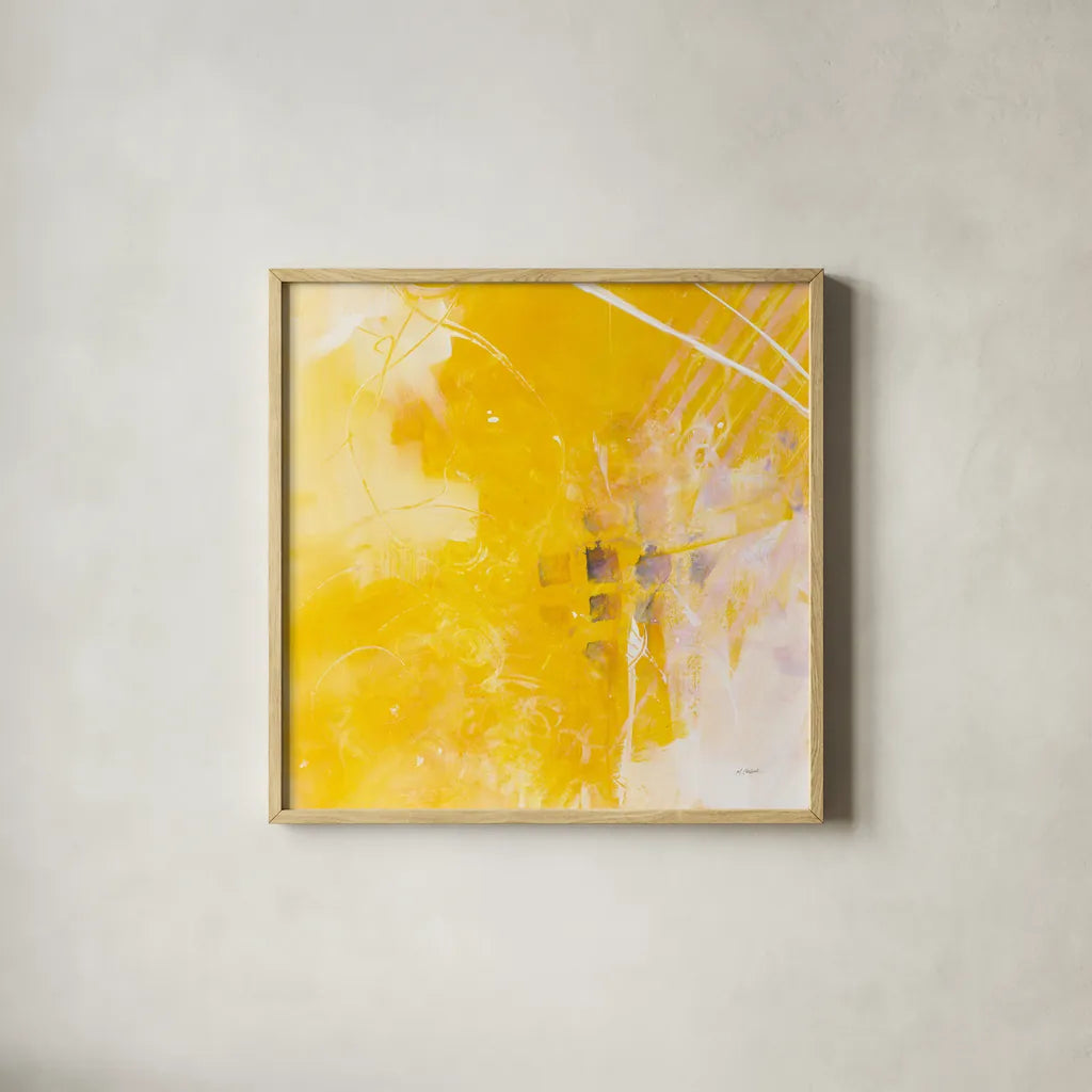 Understatement Crop by Mike Schick. Shown in a natural wood glass frame for a timeless modern aesthetic. Available as an archival giclee rolled canvas, fine art paper, or poster print. SKU 64647a.