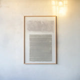 Venetian Neutral by Mike Schick. shown as a paper print in a natural frame. Available as a archival giclee rolled canvas, fine art paper, or poster print. SKU 42923h.