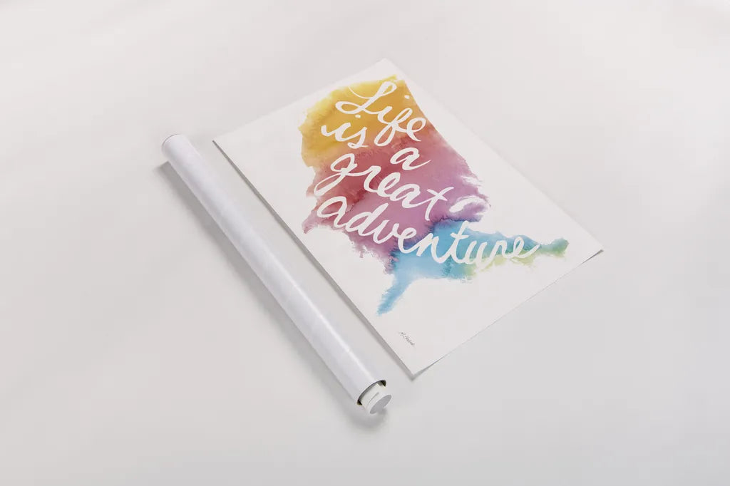 Watercolor USA by Mike Schick. shown as a rolled paper print. Available as archival giclee rolled canvas, fine art paper, or poster print. SKU 25454i.