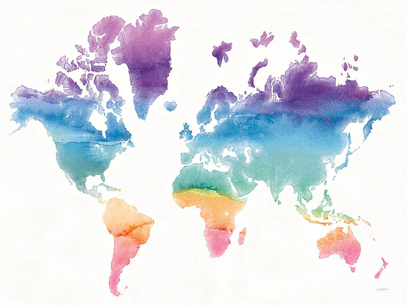 Watercolor World by Mike Schick