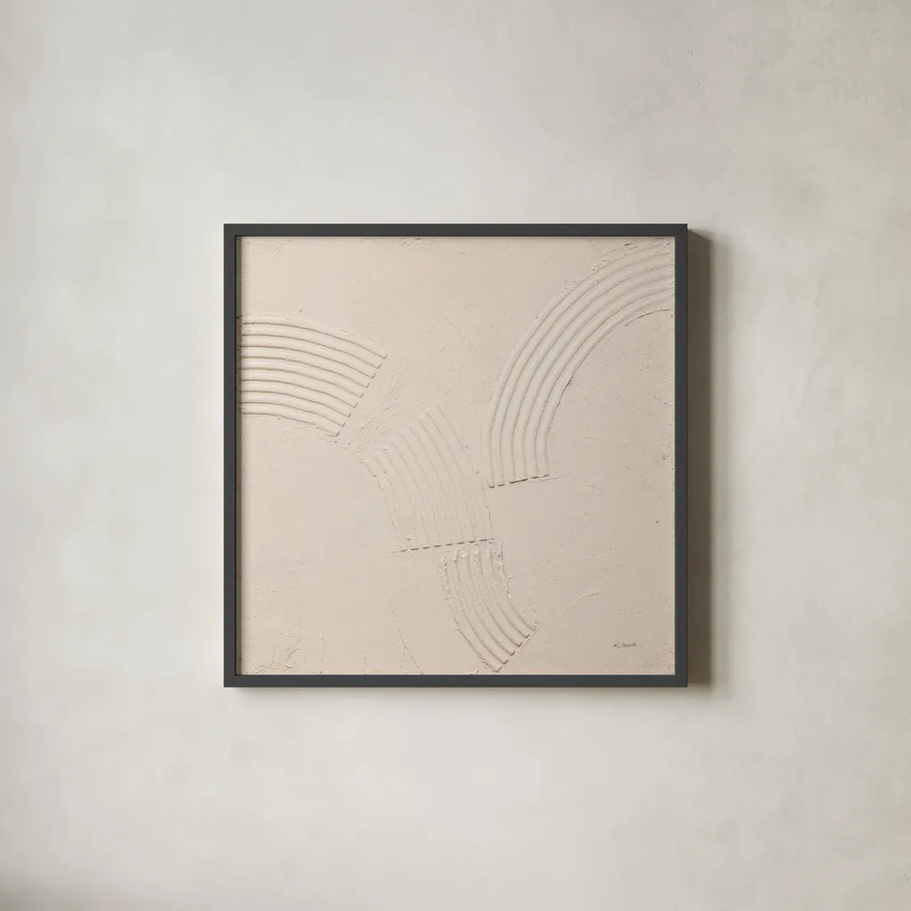 Wax and Wane by Mike Schick. Shown in a sleek black glass frame for a contemporary gallery look. Available as an archival giclee rolled canvas, fine art paper, or poster print. SKU 86336a.