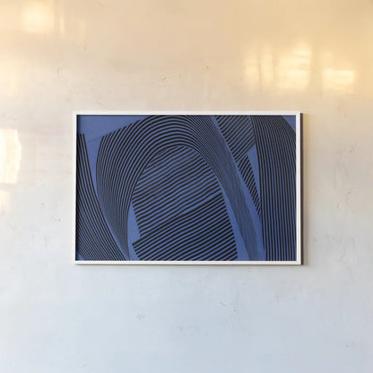 Weaving I Crop by Mike Schick. shown as a paper print in a white frame. Available as a archival giclee rolled canvas, fine art paper, or poster print. SKU 59965i.