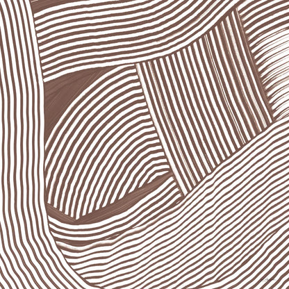 Weaving III Brown by Mike Schick. SKU 85460a. Archival Giclee Fine art print for wall decor.