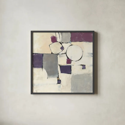 White Out I by Mike Schick. Shown in a sleek black glass frame for a contemporary gallery look. Available as an archival giclee rolled canvas, fine art paper, or poster print. SKU 6463a.