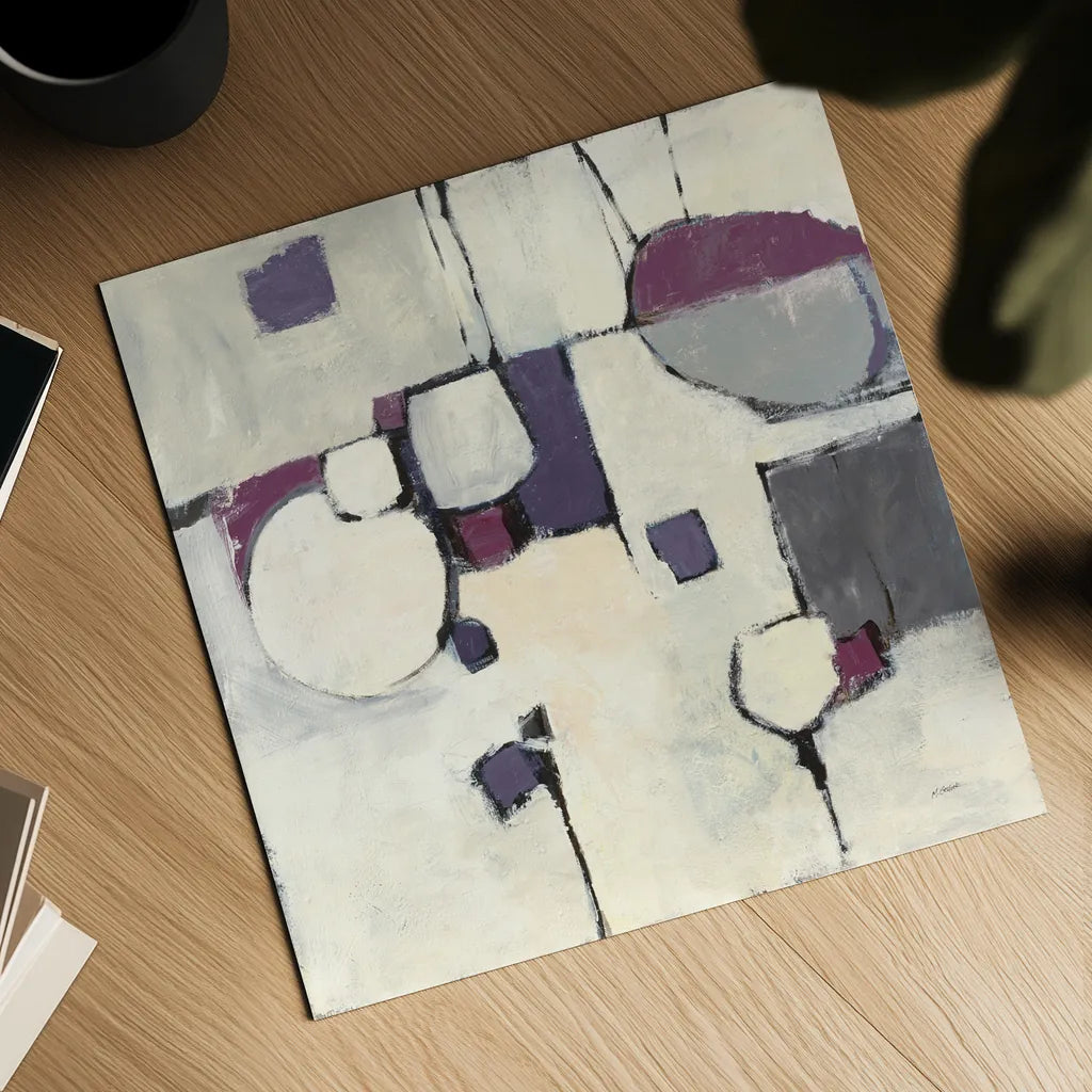 White Out II by Mike Schick. Shown as a detailed flat fine art print, highlighting archival giclee quality. Available as an archival giclee rolled canvas, fine art paper, or poster print. SKU 6464a.