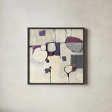 White Out II by Mike Schick. Shown in a sleek black glass frame for a contemporary gallery look. Available as an archival giclee rolled canvas, fine art paper, or poster print. SKU 6464a.