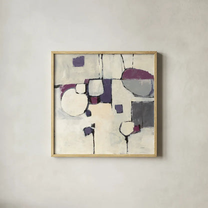 White Out II by Mike Schick. Shown in a natural wood glass frame for a timeless modern aesthetic. Available as an archival giclee rolled canvas, fine art paper, or poster print. SKU 6464a.