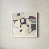 White Out II by Mike Schick. Shown in a crisp white glass frame for a clean and minimalist style. Available as an archival giclee rolled canvas, fine art paper, or poster print. SKU 6464a.