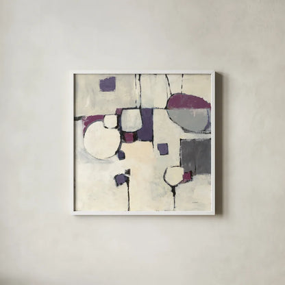 White Out II by Mike Schick. Shown in a crisp white glass frame for a clean and minimalist style. Available as an archival giclee rolled canvas, fine art paper, or poster print. SKU 6464a.