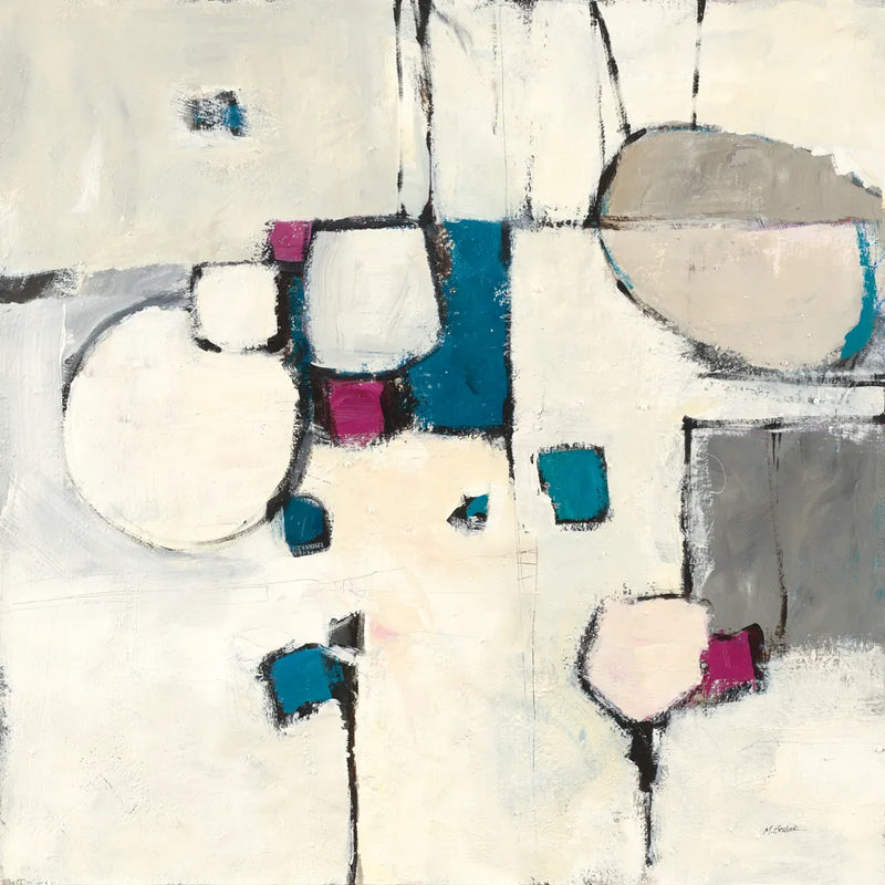 White Out II Neutral by Mike Schick. SKU 19718a. Archival Giclee Fine art print for wall decor.