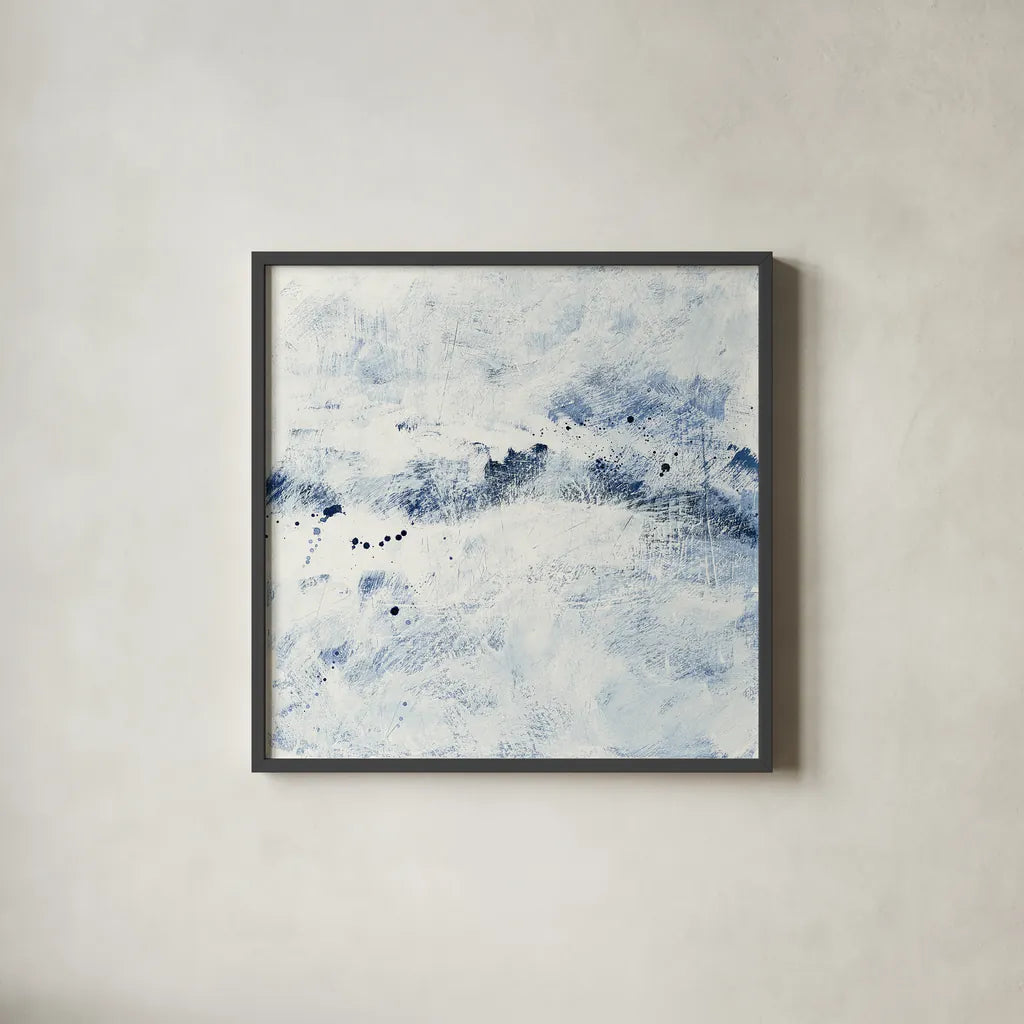 Wipe Out by Mike Schick. Shown in a sleek black glass frame for a contemporary gallery look. Available as an archival giclee rolled canvas, fine art paper, or poster print. SKU 22818a.