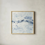 Wipe Out by Mike Schick. Shown in a natural wood glass frame for a timeless modern aesthetic. Available as an archival giclee rolled canvas, fine art paper, or poster print. SKU 22818a.
