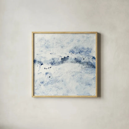 Wipe Out by Mike Schick. Shown in a natural wood glass frame for a timeless modern aesthetic. Available as an archival giclee rolled canvas, fine art paper, or poster print. SKU 22818a.