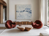 Wipe Out by Mike Schick. Shown as extra-large giant wall art in a modern living room. Available as an archival giclee rolled canvas, fine art paper, or poster print. SKU 22818a.