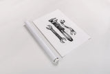 Wrenches by Mike Schick. shown as a rolled paper print. Available as archival giclee rolled canvas, fine art paper, or poster print. SKU 58754h.