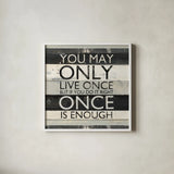 Zephyr Quote I by Mike Schick. Shown in a crisp white glass frame for a clean and minimalist style. Available as an archival giclee rolled canvas, fine art paper, or poster print. SKU 11070a.