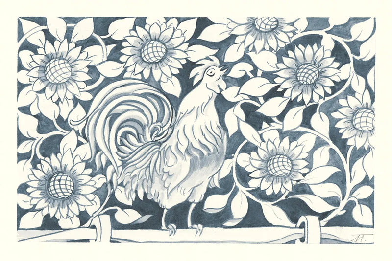 Farm Life I by Miranda Thomas. SKU 35482i. Archival Giclee Fine art print for wall decor.