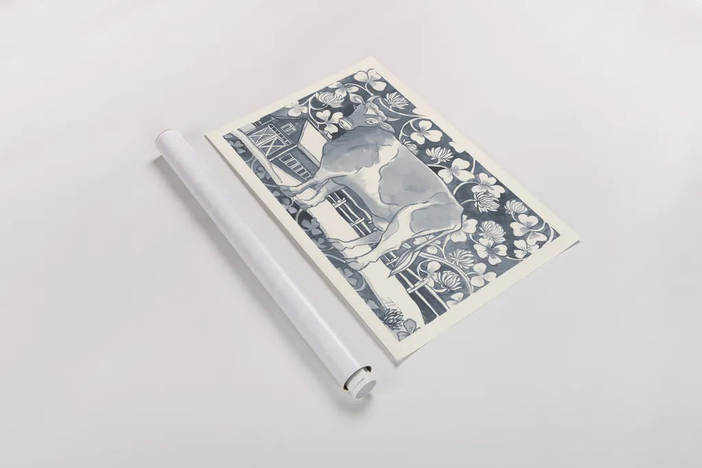 Farm Life II by Miranda Thomas. shown as a rolled paper print. Available as archival giclee rolled canvas, fine art paper, or poster print. SKU 35483i.