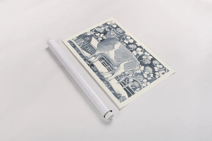 Farm Life II by Miranda Thomas. shown as a rolled paper print. Available as archival giclee rolled canvas, fine art paper, or poster print. SKU 35483i.