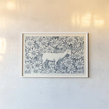 Farm Life III by Miranda Thomas. shown as a paper print in a white frame. Available as a archival giclee rolled canvas, fine art paper, or poster print. SKU 35484i.