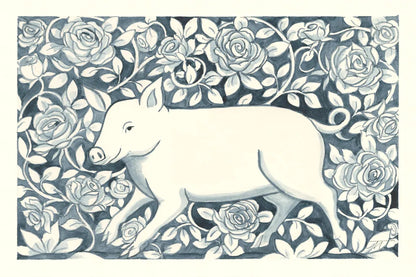 Farm Life IV by Miranda Thomas. SKU 35485i. Archival Giclee Fine art print for wall decor.