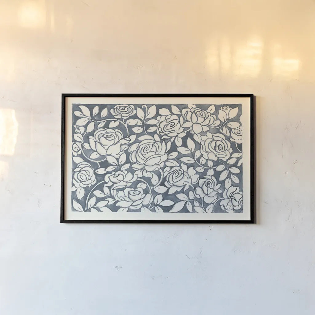 Farm Life VII by Miranda Thomas. shown as a paper print in a black flame. Available as a archival giclee rolled canvas, fine art paper, or poster print. SKU 35488i.