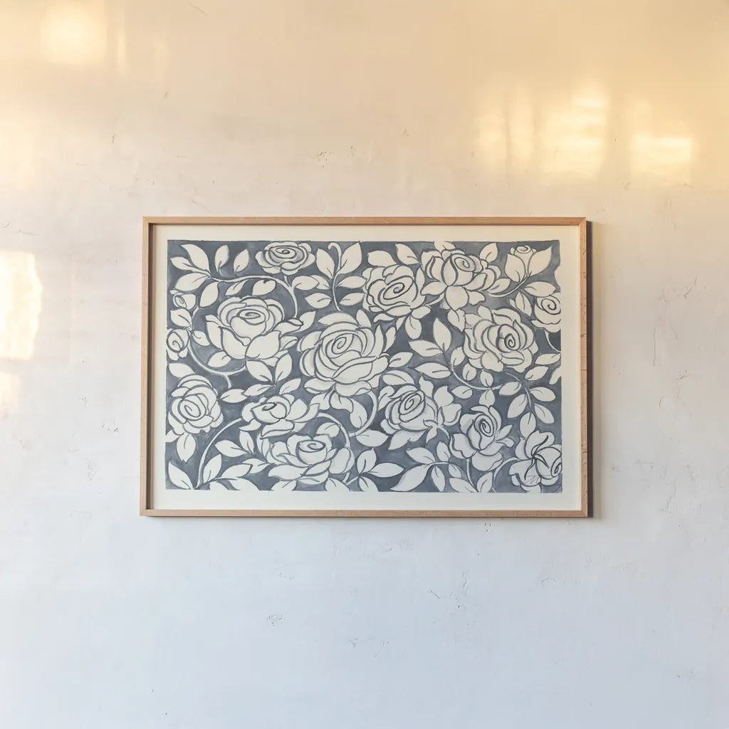 Farm Life VII by Miranda Thomas. shown as a paper print in a natural frame. Available as a archival giclee rolled canvas, fine art paper, or poster print. SKU 35488i.