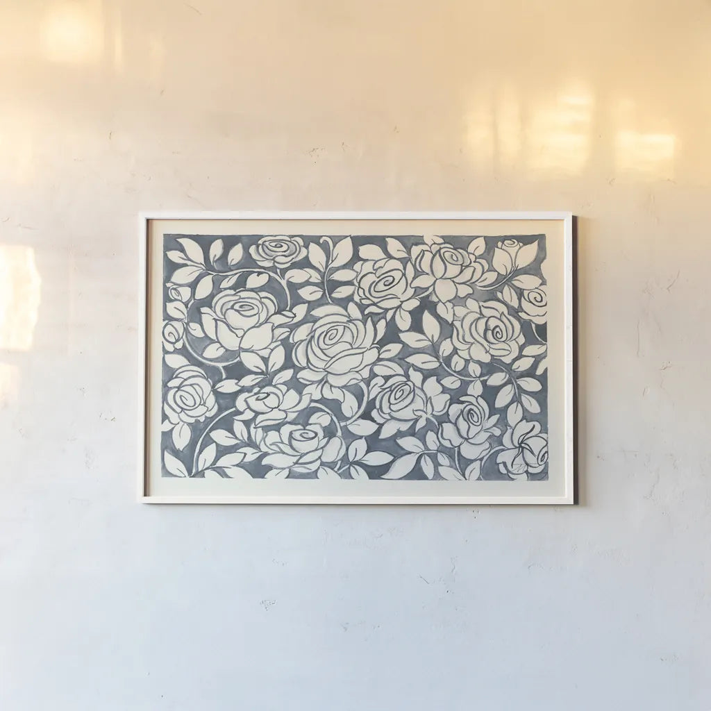 Farm Life VII by Miranda Thomas. shown as a paper print in a white frame. Available as a archival giclee rolled canvas, fine art paper, or poster print. SKU 35488i.