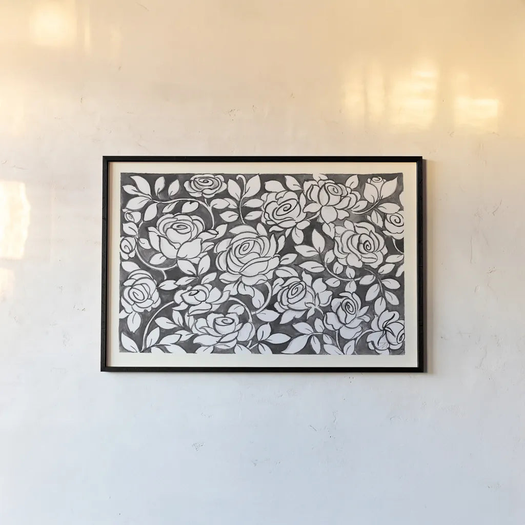 Farm Life VII Black by Miranda Thomas. shown as a paper print in a black flame. Available as a archival giclee rolled canvas, fine art paper, or poster print. SKU 74688i.