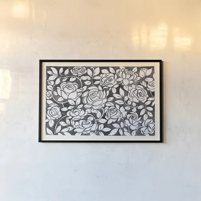 Farm Life VII Black by Miranda Thomas. shown as a paper print in a black flame. Available as a archival giclee rolled canvas, fine art paper, or poster print. SKU 74688i.