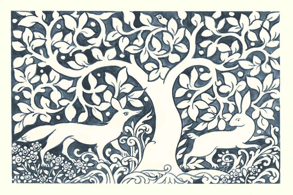 Forest Life III by Miranda Thomas. SKU 35605i. Archival Giclee Fine art print for wall decor.