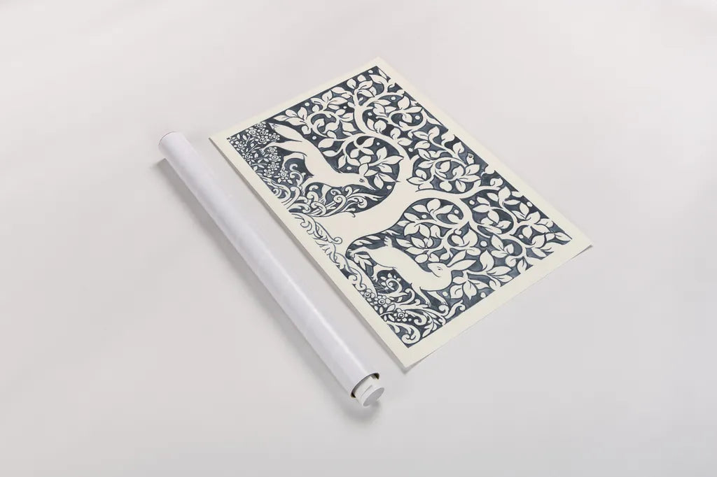 Forest Life III by Miranda Thomas. shown as a rolled paper print. Available as archival giclee rolled canvas, fine art paper, or poster print. SKU 35605i.