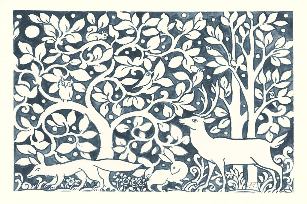 Forest Life IV by Miranda Thomas. SKU 35606i. Archival Giclee Fine art print for wall decor.