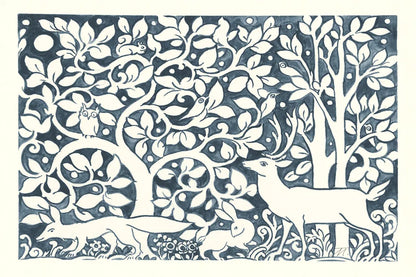 Forest Life IV by Miranda Thomas. SKU 35606i. Archival Giclee Fine art print for wall decor.