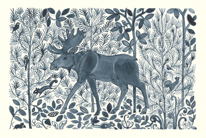 Forest Life VI by Miranda Thomas. SKU 35608i. Archival Giclee Fine art print for wall decor.